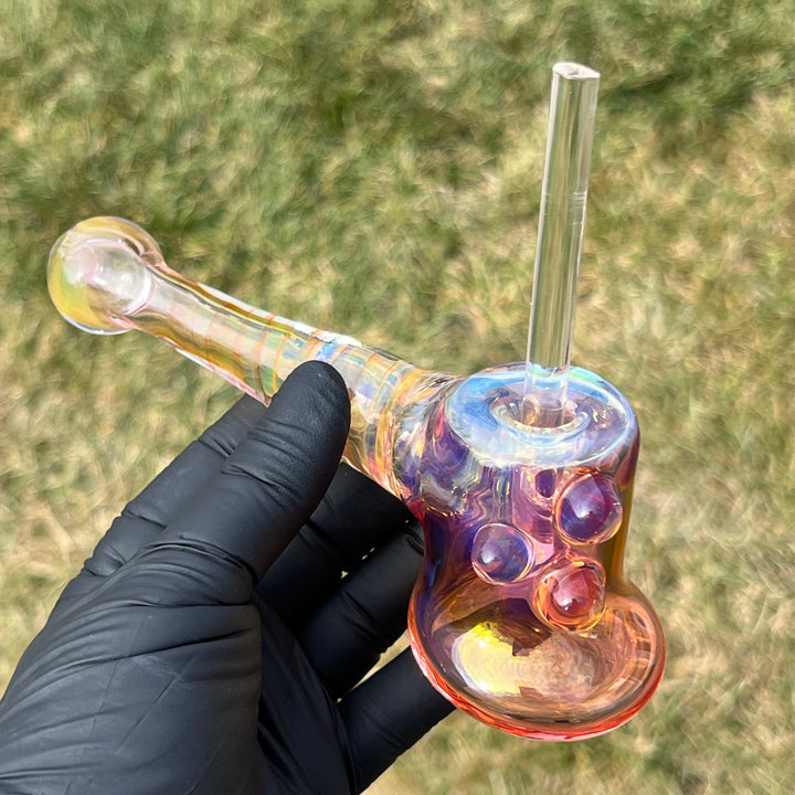 Gold Fumed Hash Hammer Glass Pipe Crondo Glassics   