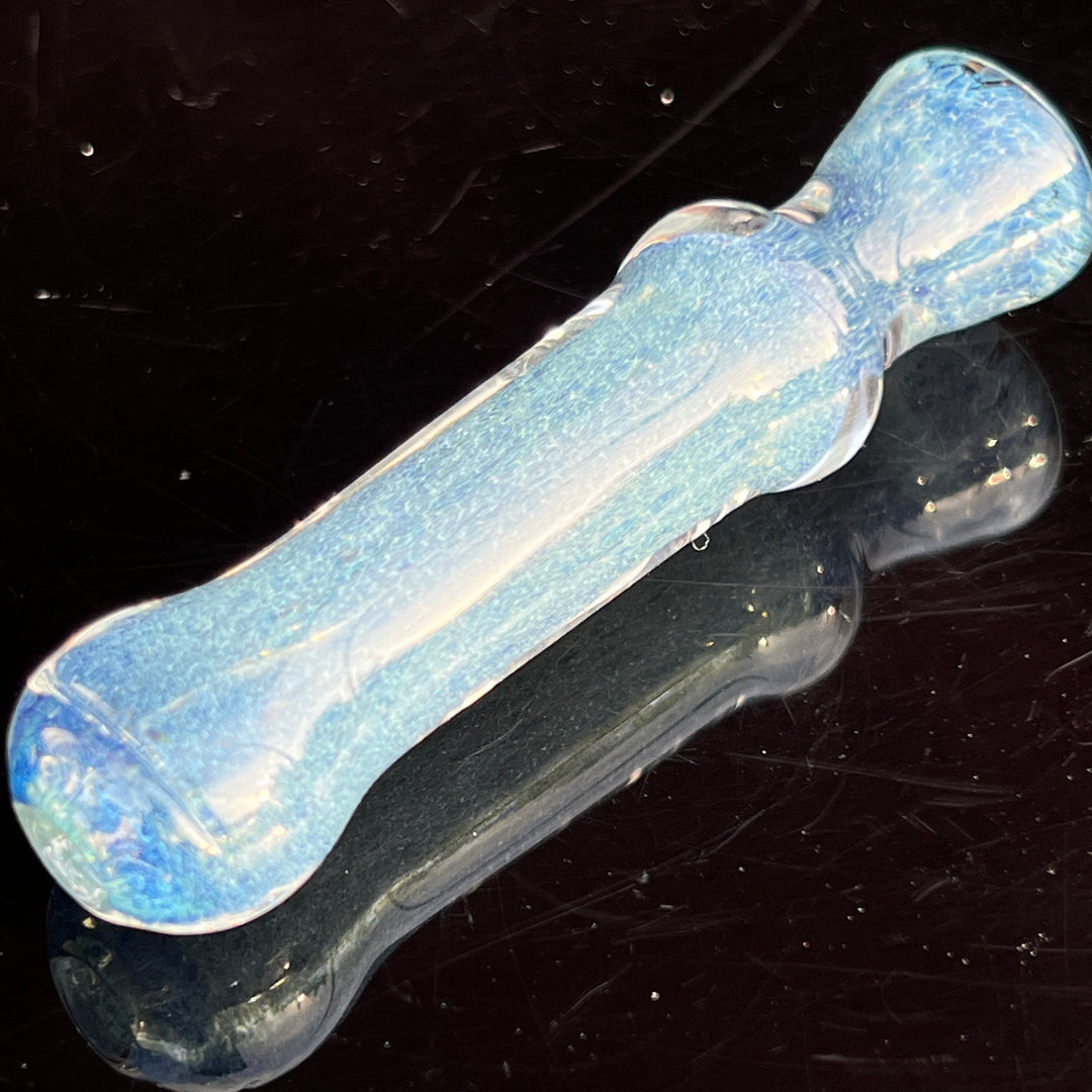 Salish Blue Chillum Glass Pipe Schutz Glass   