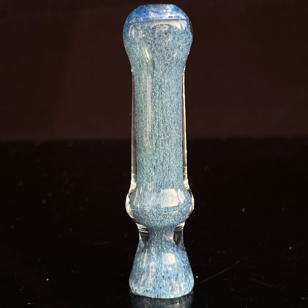 Salish Blue Chillum Glass Pipe Schutz Glass   