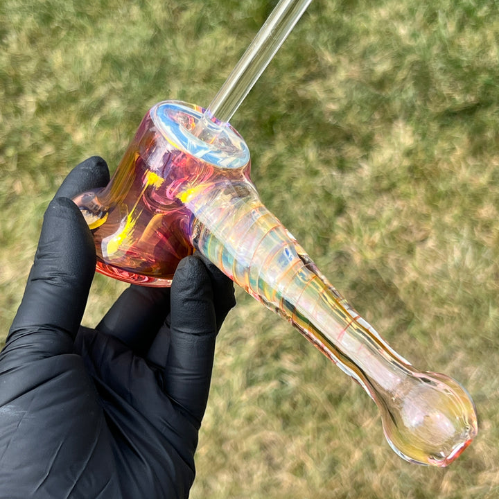 Gold Fumed Hash Hammer Glass Pipe Crondo Glassics   