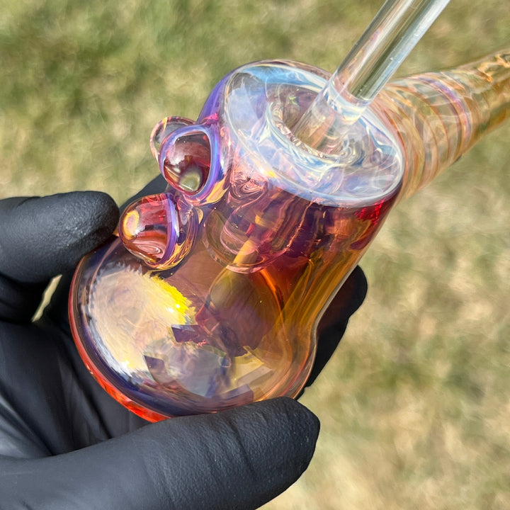 Gold Fumed Hash Hammer Glass Pipe Crondo Glassics   