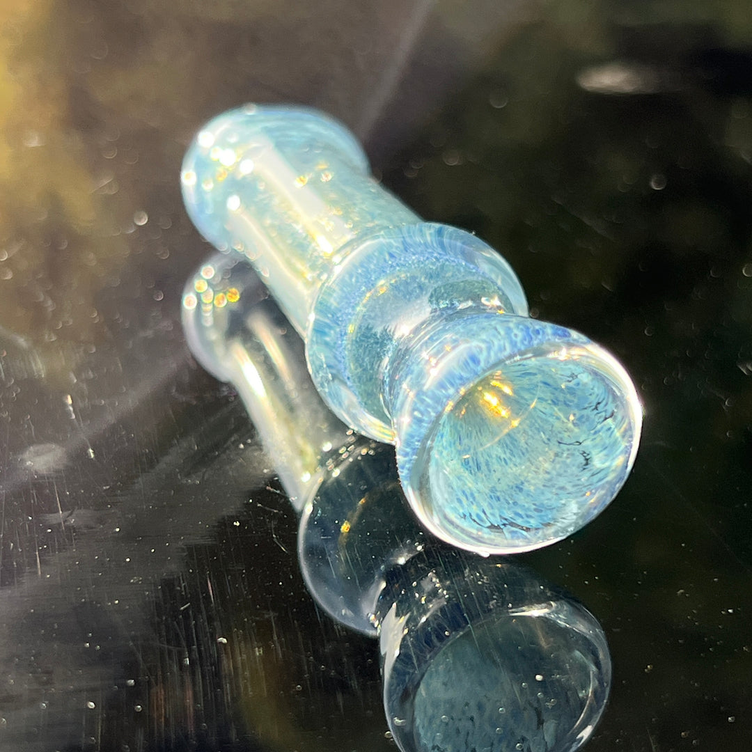 Salish Blue Chillum Glass Pipe Schutz Glass   