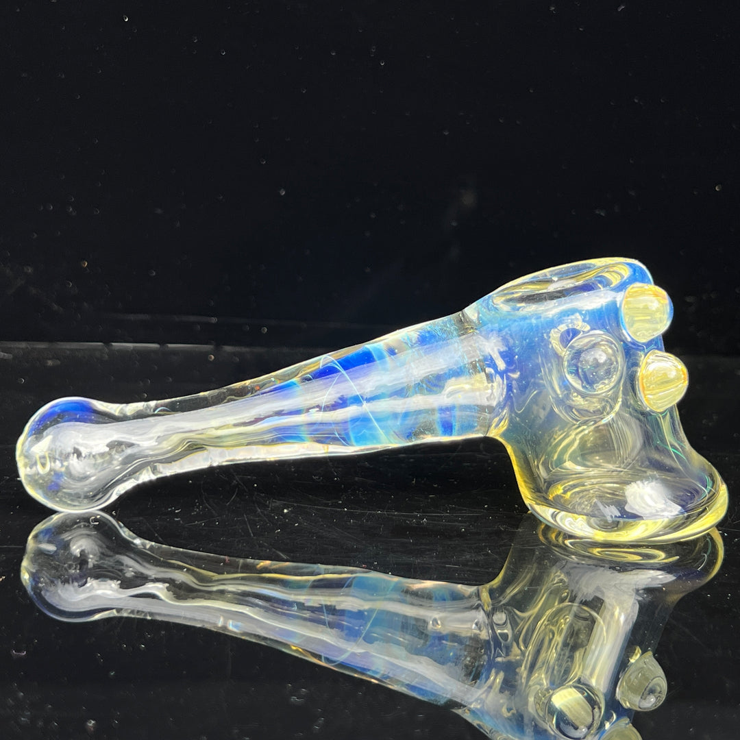 Silver Fumed Hash Hammer Glass Pipe Crondo Glassics   