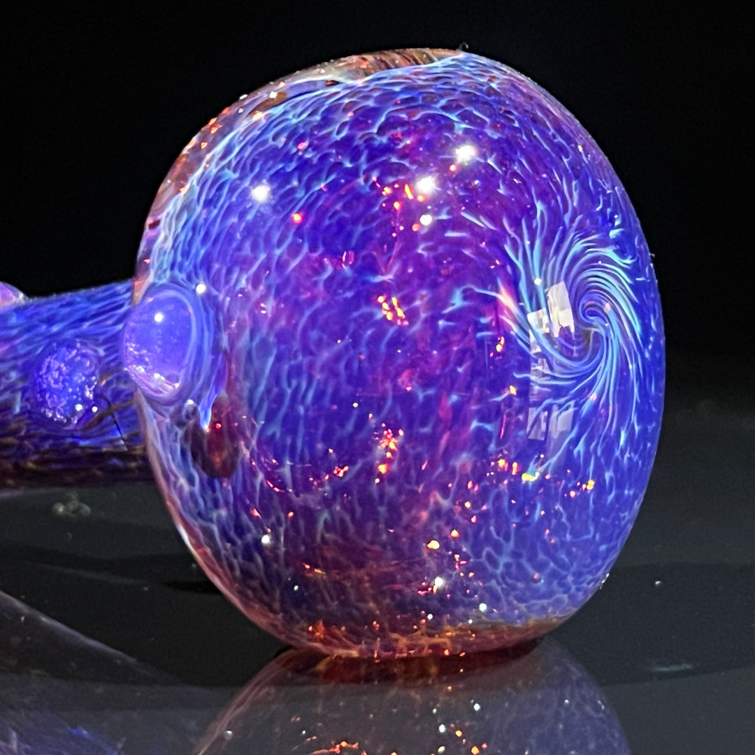 Thick Purple Pipe Glass Pipe Chuck Glass