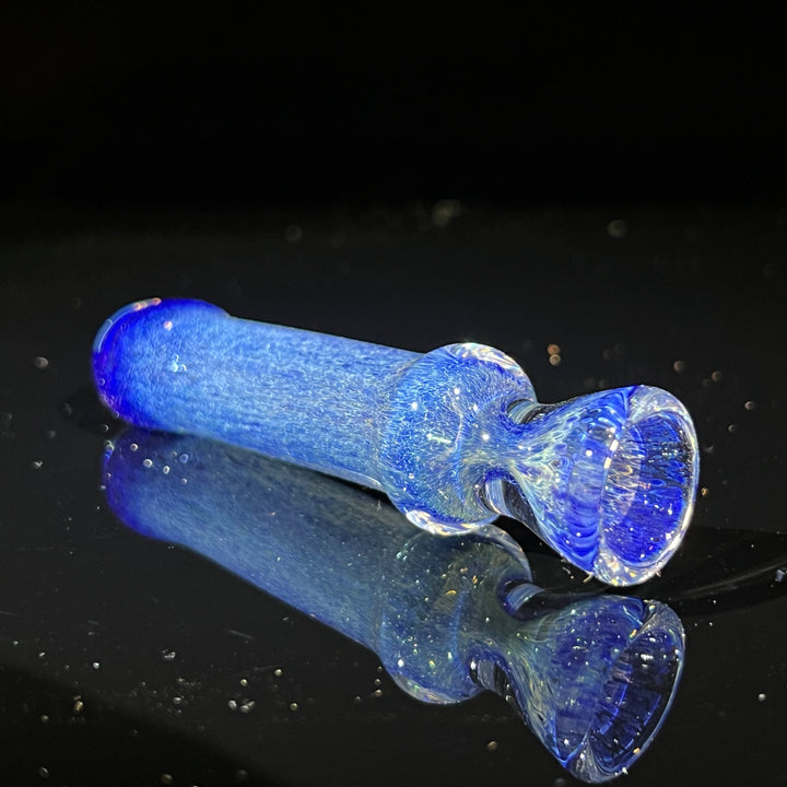 Salish Blue Chillum Glass Pipe Schutz Glass   