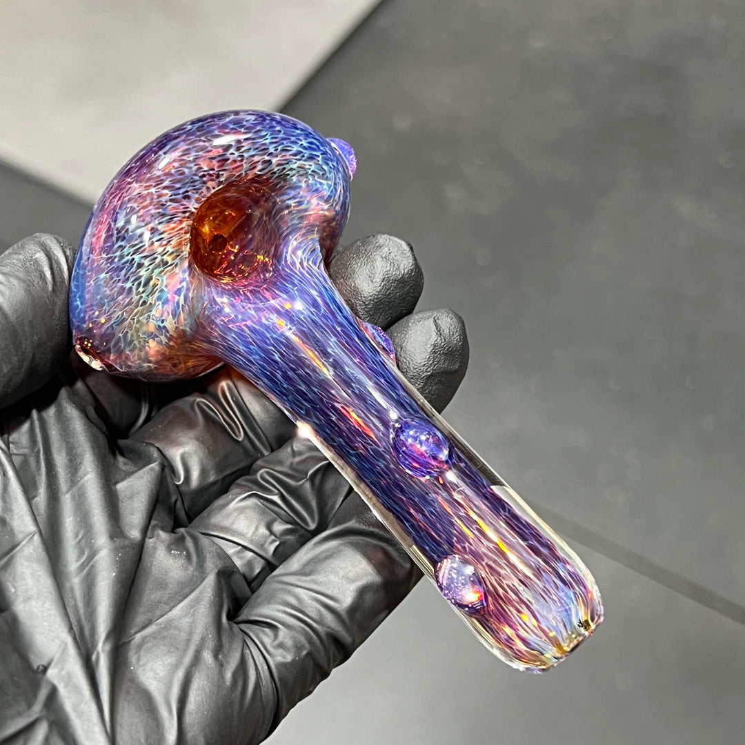 Thick Purple Pipe Glass Pipe Chuck Glass