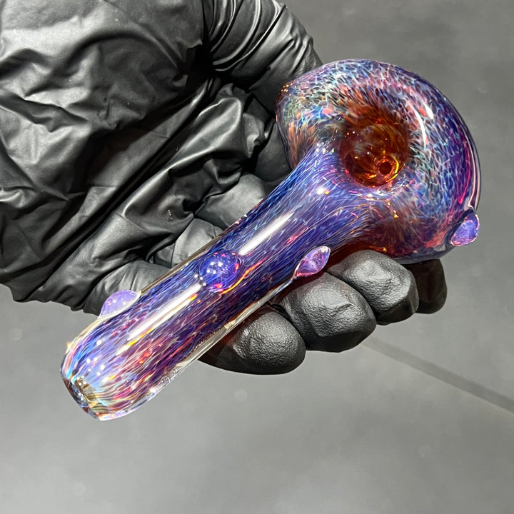 Thick Purple Pipe Glass Pipe Chuck Glass