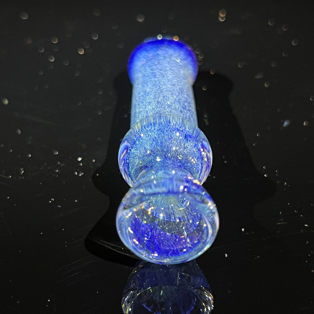 Salish Blue Chillum Glass Pipe Schutz Glass   