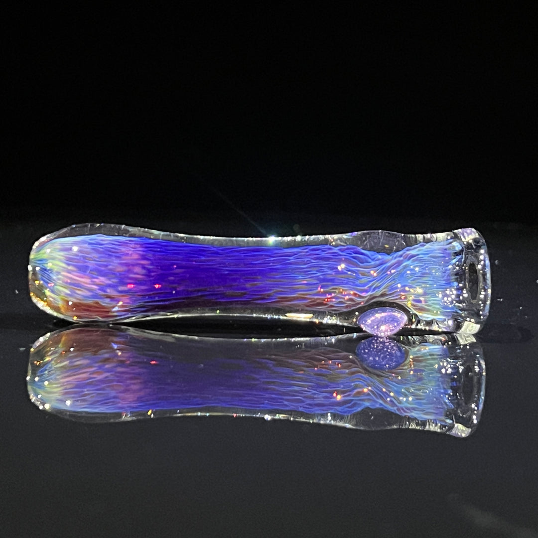 Thick Purple Chillum Glass Pipe Chuck Glass