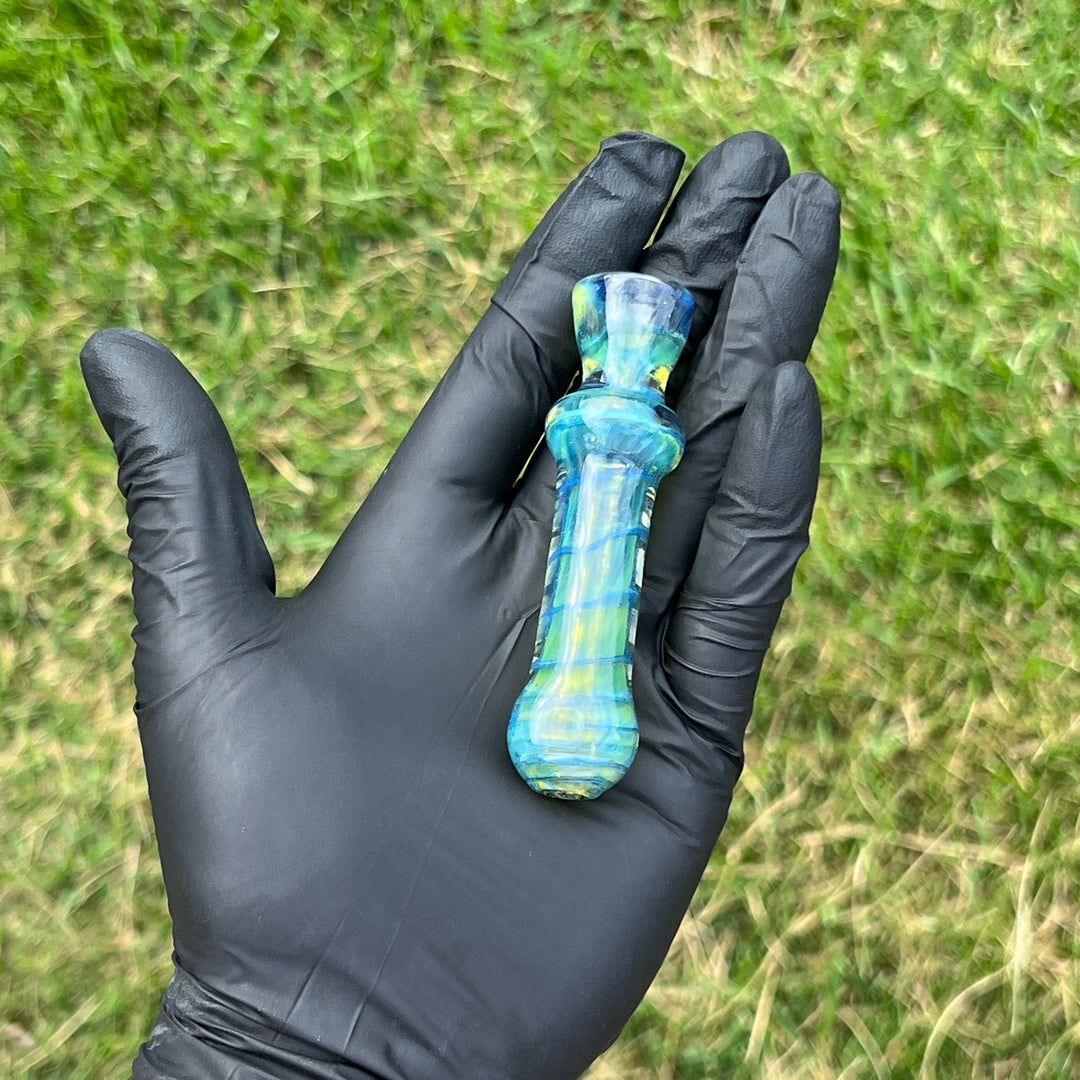 Titan Coil Chillum Glass Pipe Schutz Glass   