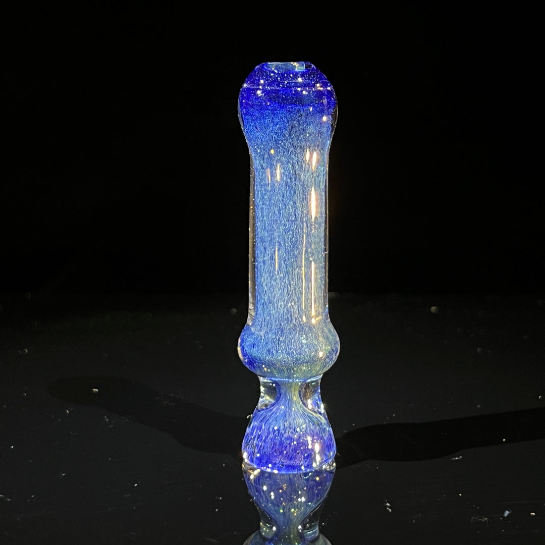 Salish Blue Chillum Glass Pipe Schutz Glass   