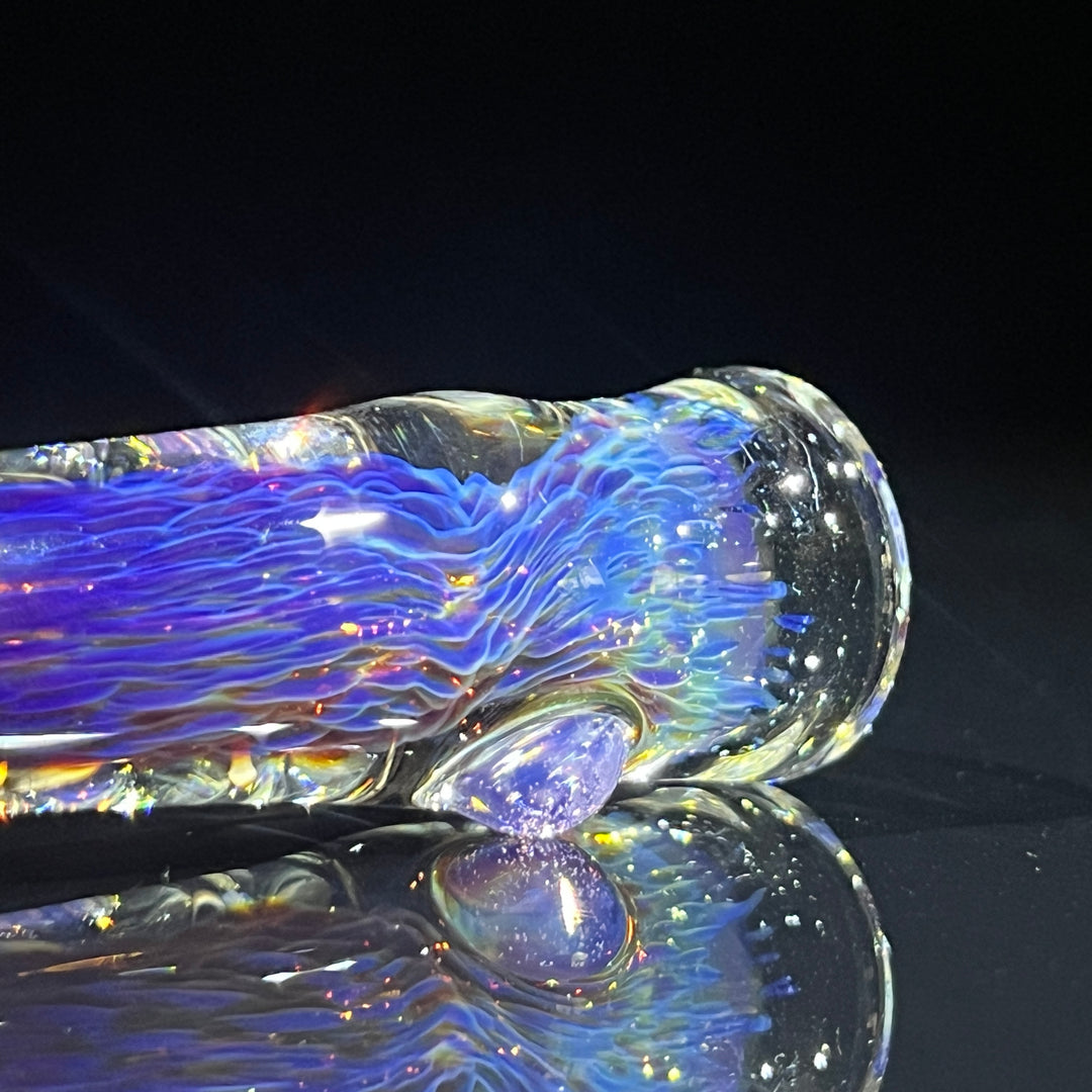 Thick Purple Chillum Glass Pipe Chuck Glass