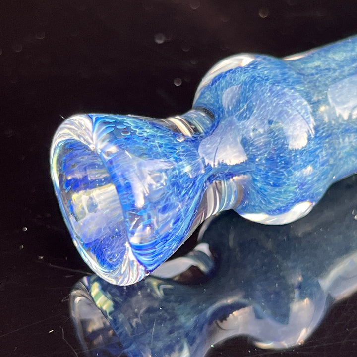 Salish Blue Chillum Glass Pipe Schutz Glass   