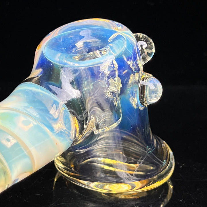 Silver Fumed Hash Hammer Glass Pipe Crondo Glassics   