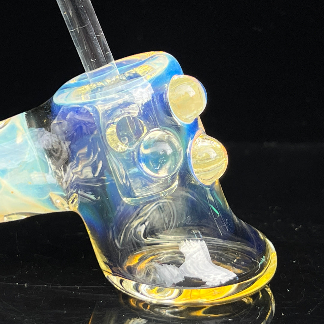 Silver Fumed Hash Hammer Glass Pipe Crondo Glassics   