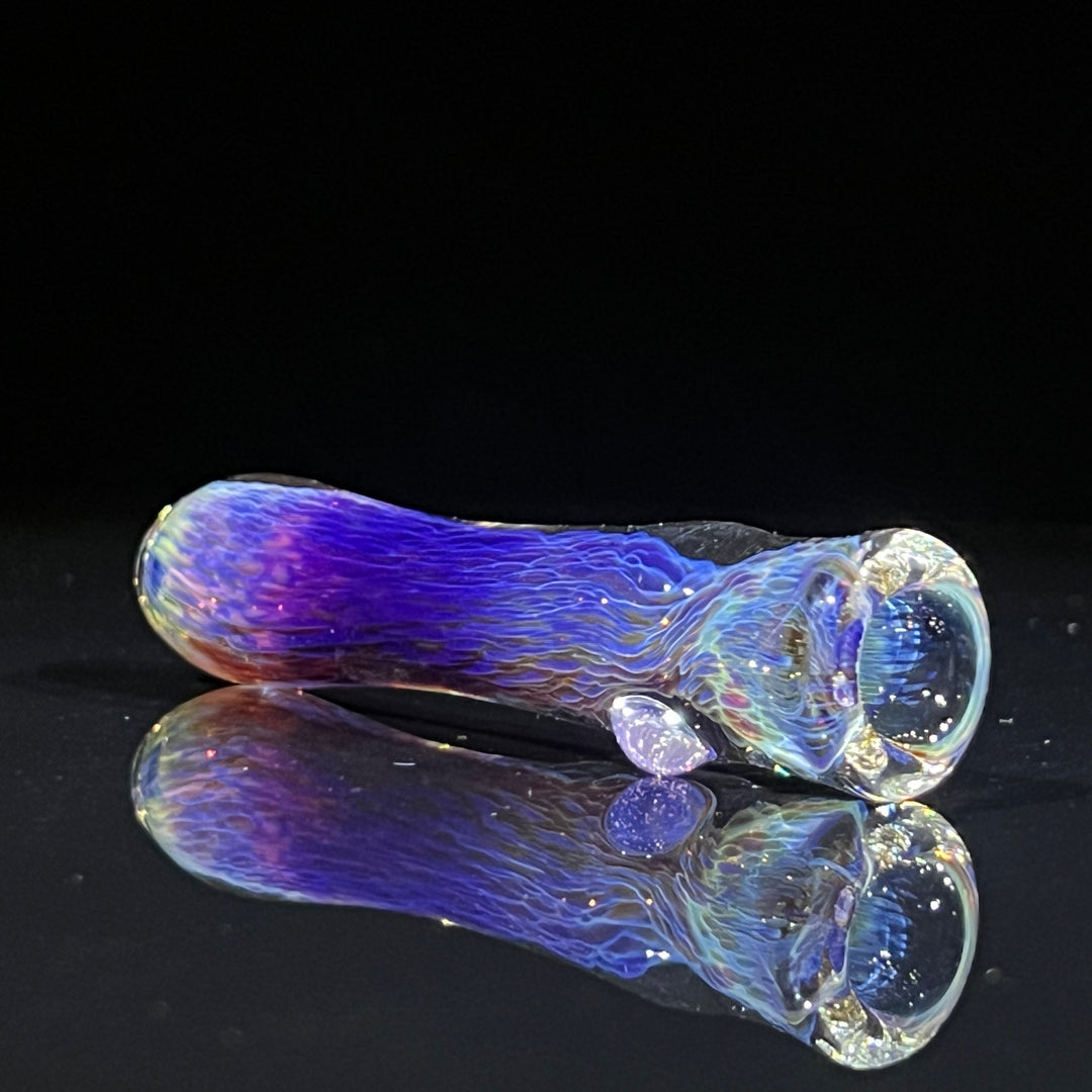 Thick Purple Chillum Glass Pipe Chuck Glass