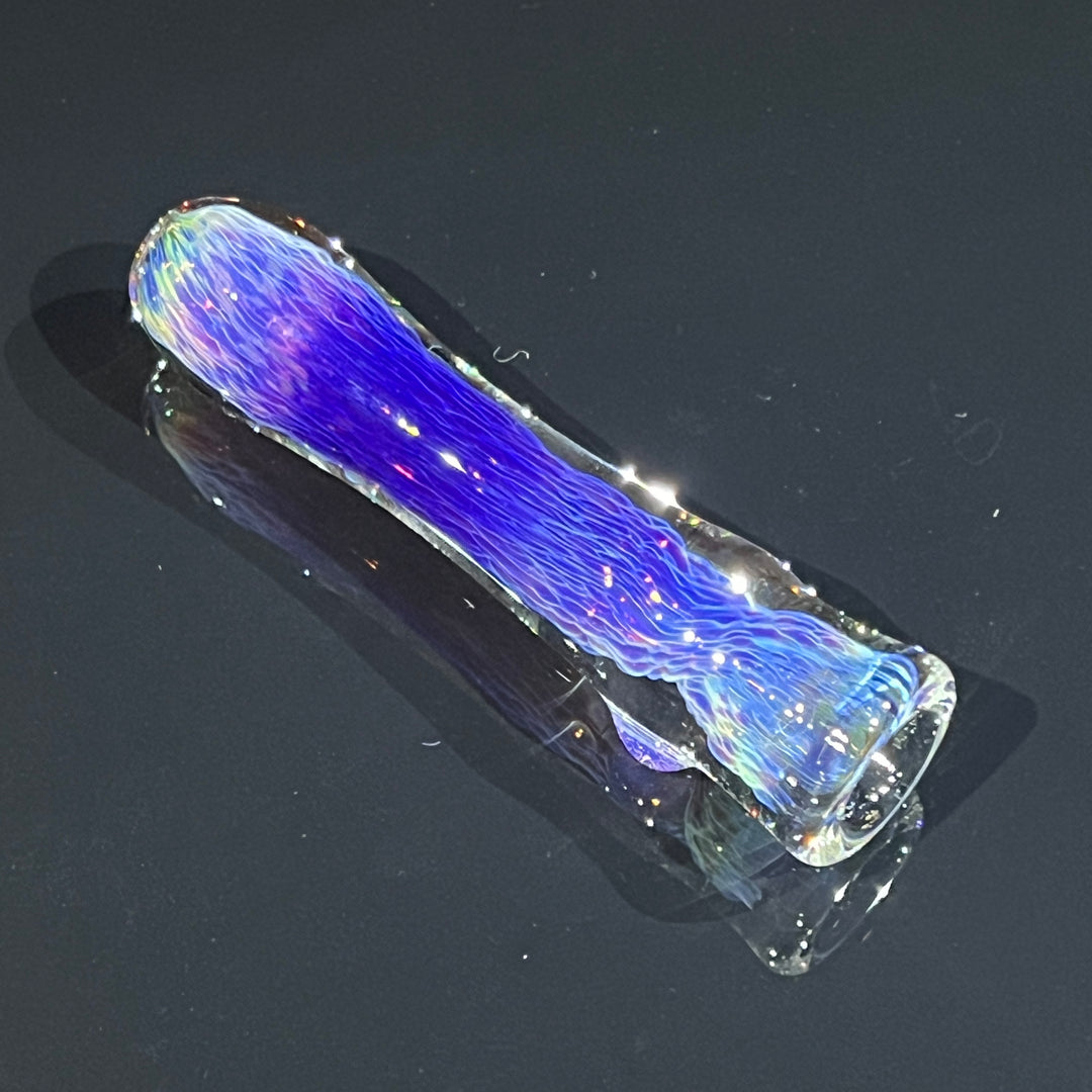 Thick Purple Chillum Glass Pipe Chuck Glass