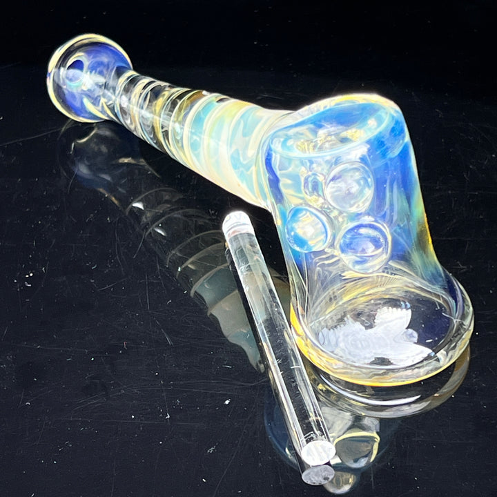 Silver Fumed Hash Hammer Glass Pipe Crondo Glassics   