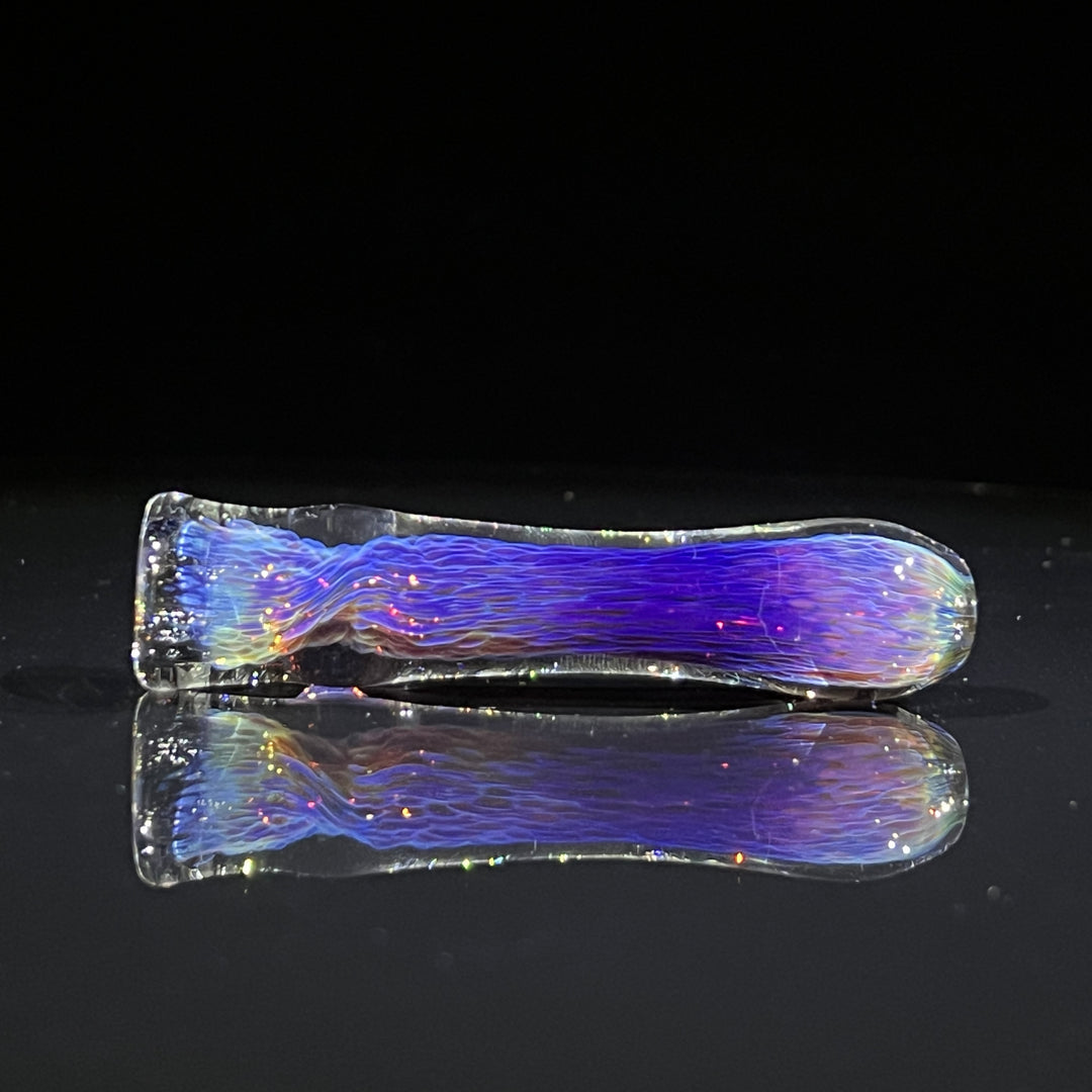 Thick Purple Chillum Glass Pipe Chuck Glass