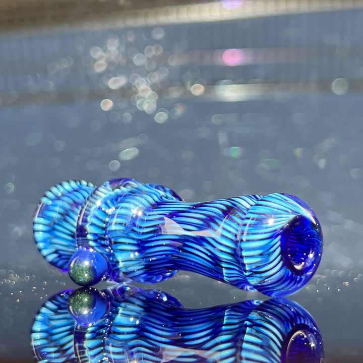 Snakeskin Bat Small Glass Pipe Firekist Glass   