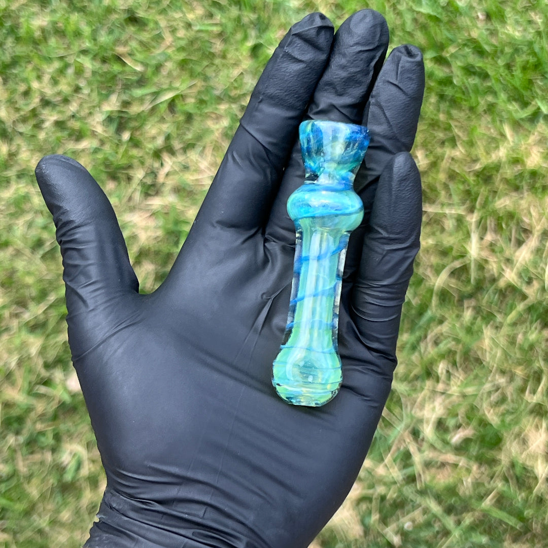 Titan Coil Chillum Glass Pipe Schutz Glass   