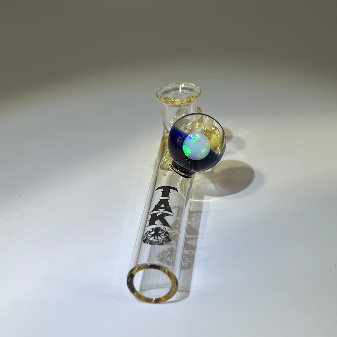 Opal Shooter Glass Pipe Tako Glass   