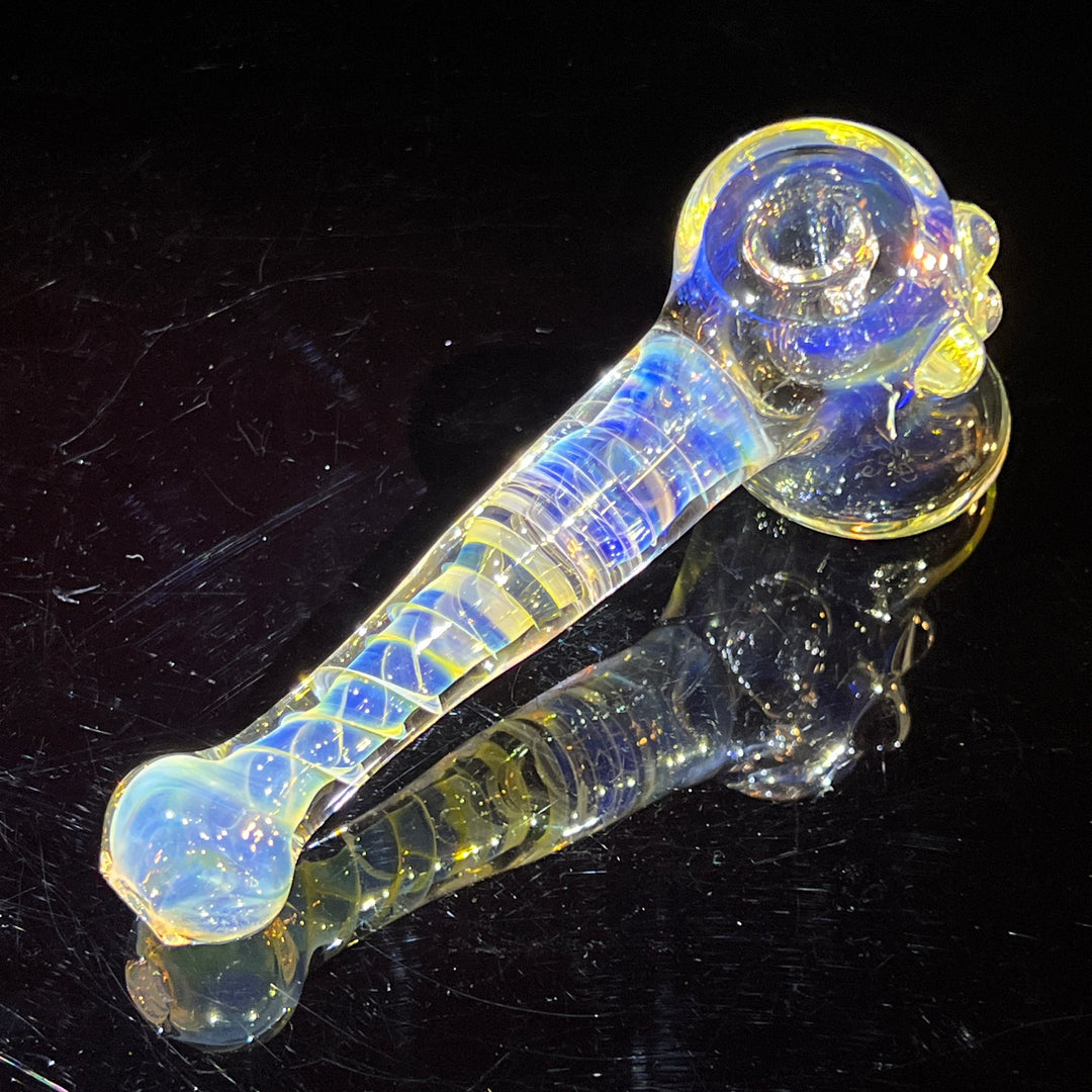 Silver Fumed Hash Hammer Glass Pipe Crondo Glassics   