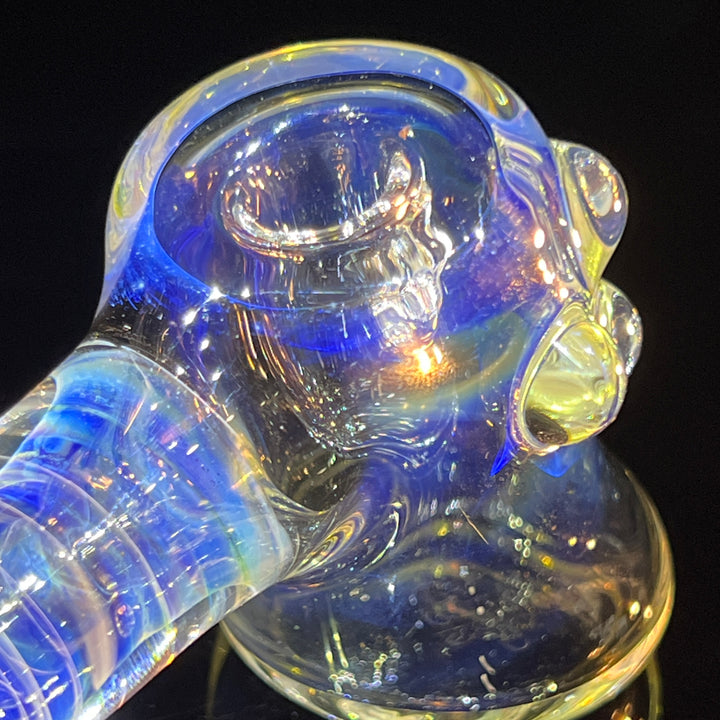 Silver Fumed Hash Hammer Glass Pipe Crondo Glassics   