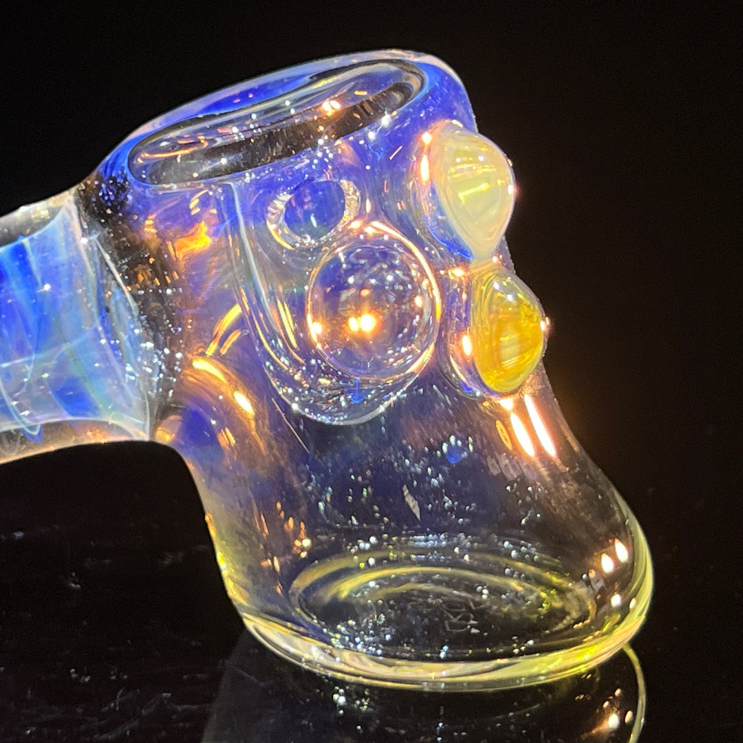 Silver Fumed Hash Hammer Glass Pipe Crondo Glassics   