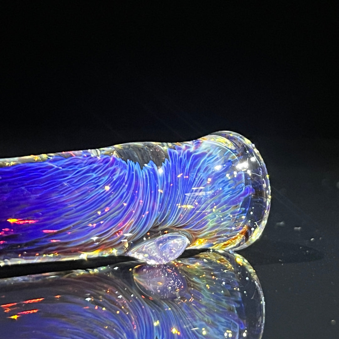 Thick Purple Chillum Glass Pipe Chuck Glass