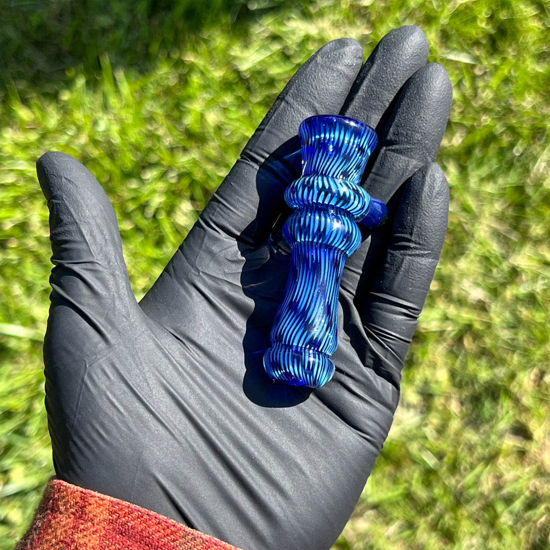 Snakeskin Bat Small Glass Pipe Firekist Glass   