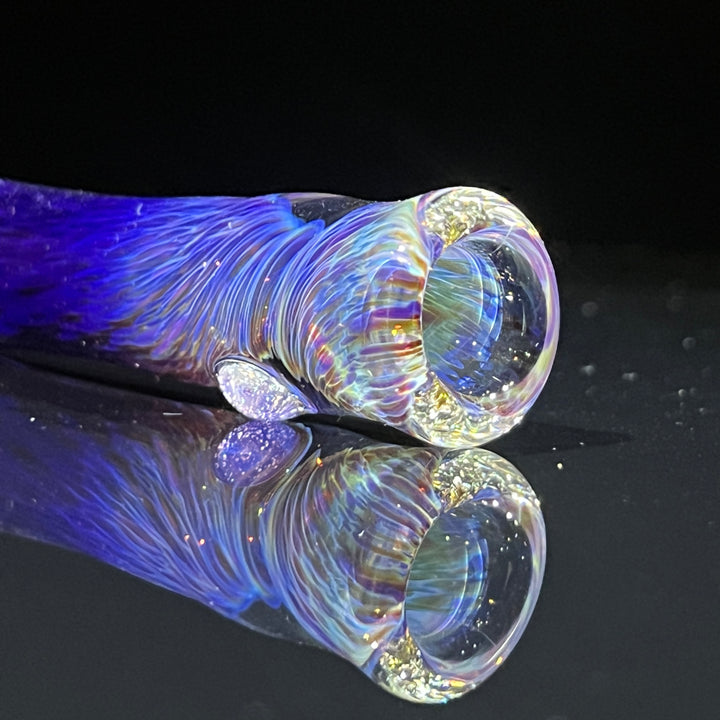 Thick Purple Chillum Glass Pipe Chuck Glass