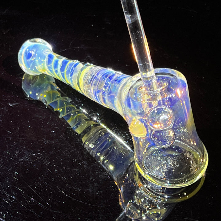 Silver Fumed Hash Hammer Glass Pipe Crondo Glassics   