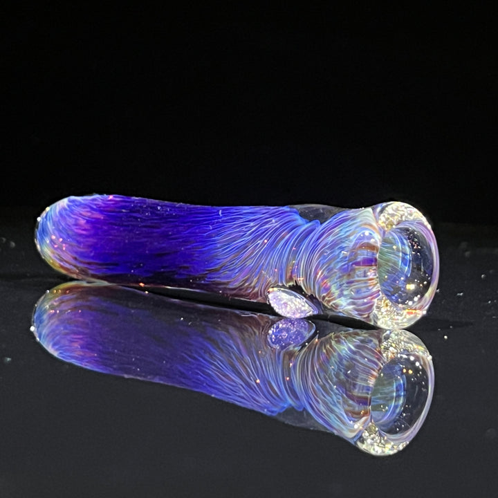 Thick Purple Chillum Glass Pipe Chuck Glass