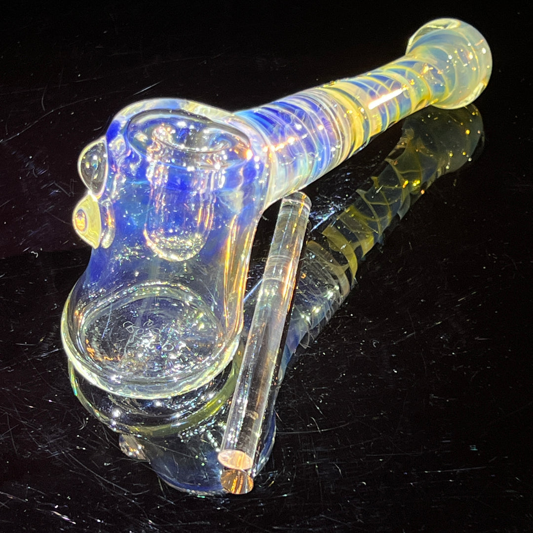 Silver Fumed Hash Hammer Glass Pipe Crondo Glassics   