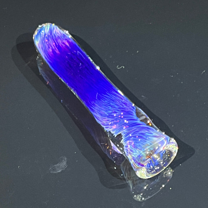 Thick Purple Chillum Glass Pipe Chuck Glass