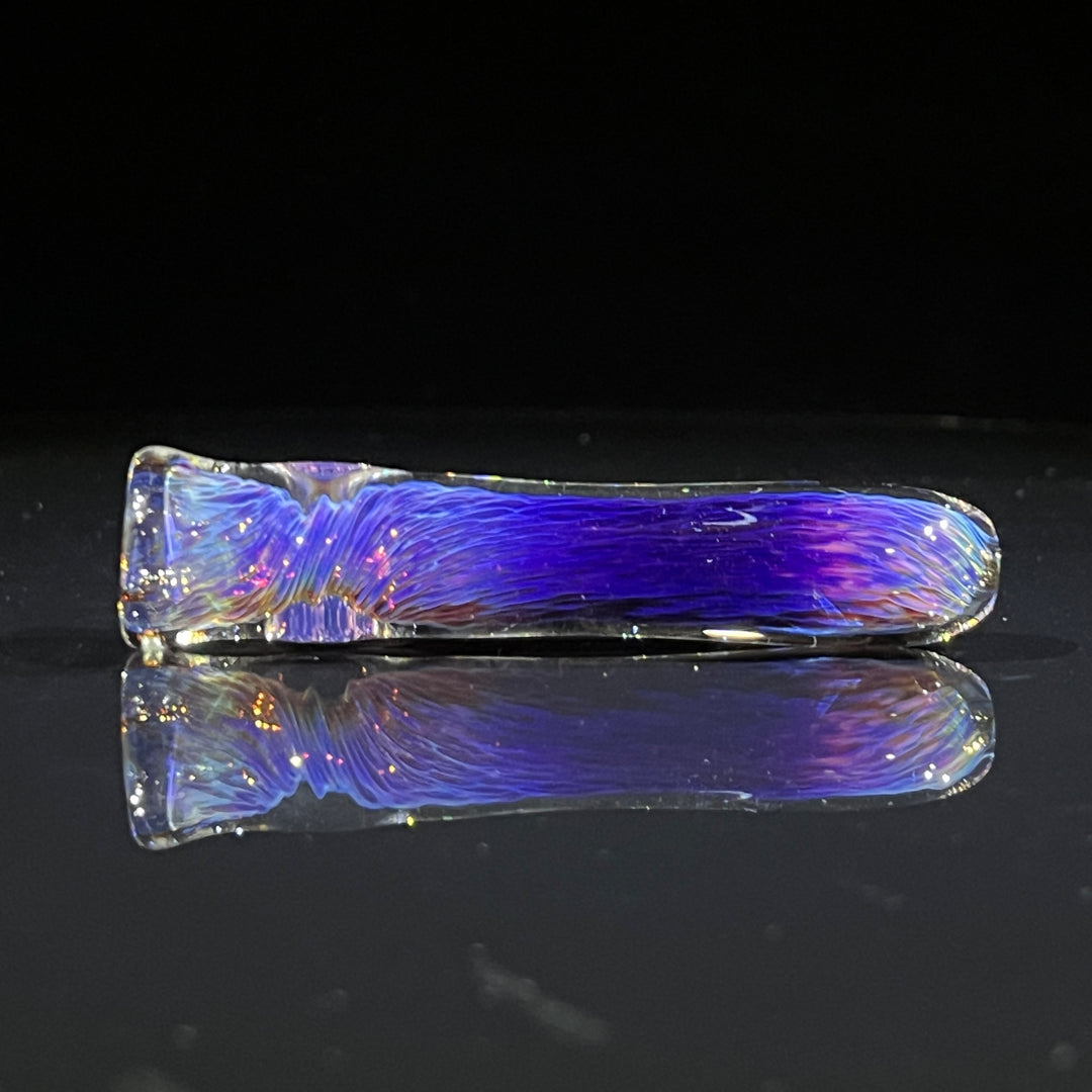 Thick Purple Chillum Glass Pipe Chuck Glass