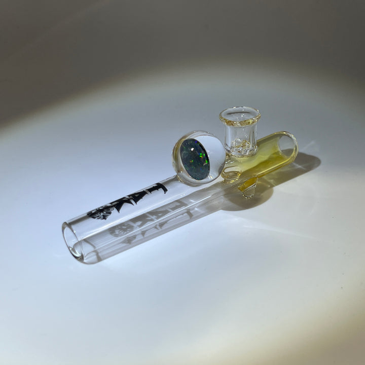 Opal Shooter Glass Pipe Tako Glass   