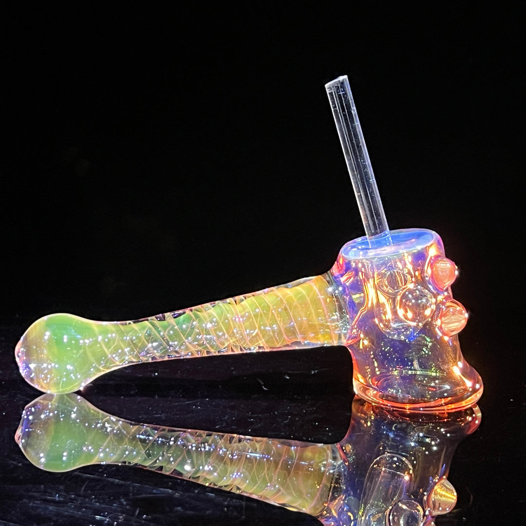 Gold Fumed Hash Hammer Glass Pipe Crondo Glassics   