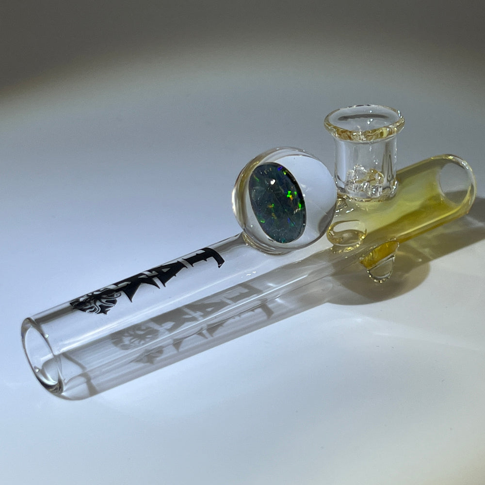 Opal Shooter Glass Pipe Tako Glass   