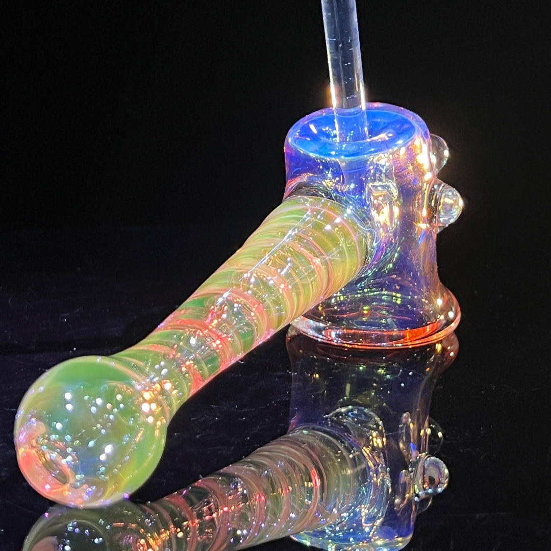 Gold Fumed Hash Hammer Glass Pipe Crondo Glassics   