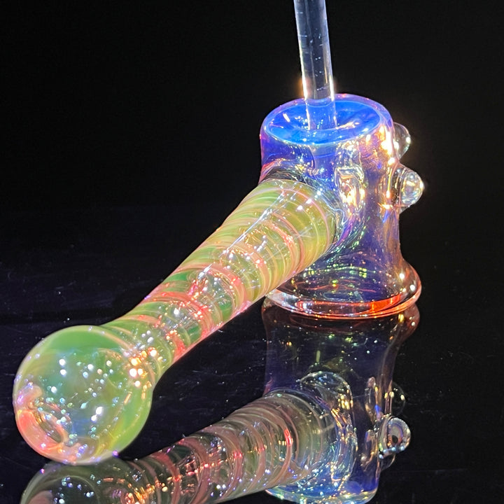 Gold Fumed Hash Hammer Glass Pipe Crondo Glassics   