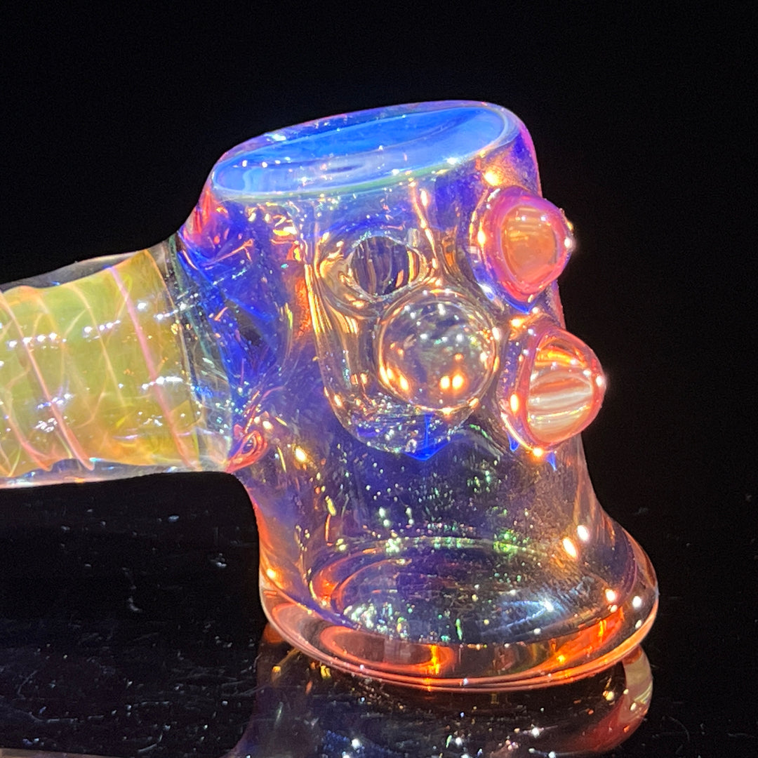 Gold Fumed Hash Hammer Glass Pipe Crondo Glassics   