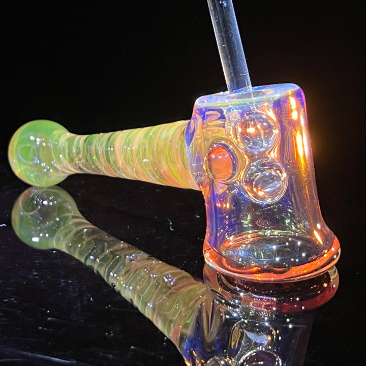 Gold Fumed Hash Hammer Glass Pipe Crondo Glassics   