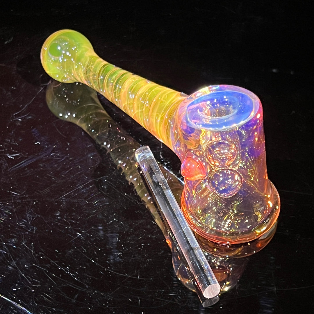 Gold Fumed Hash Hammer Glass Pipe Crondo Glassics   