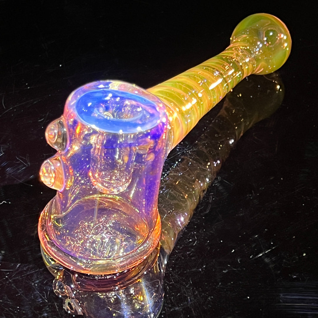 Gold Fumed Hash Hammer Glass Pipe Crondo Glassics   