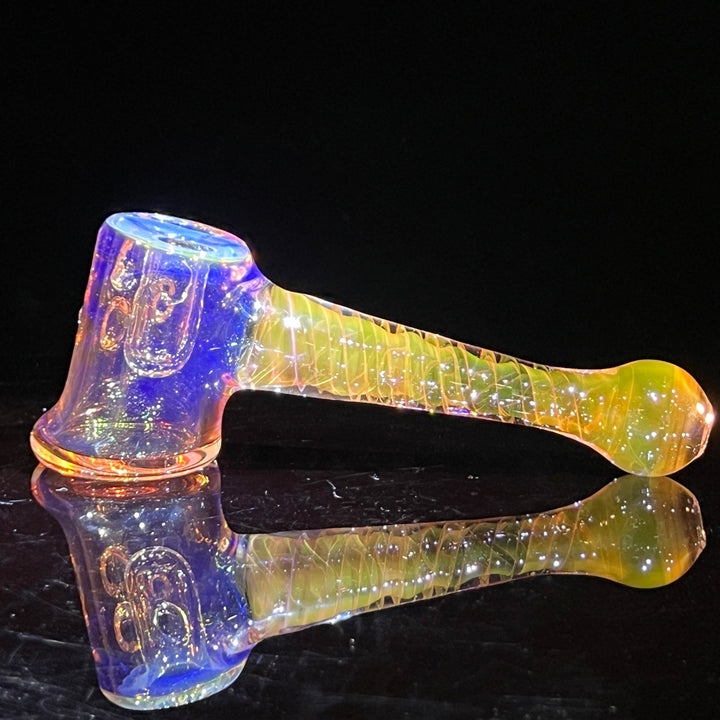 Gold Fumed Hash Hammer Glass Pipe Crondo Glassics   