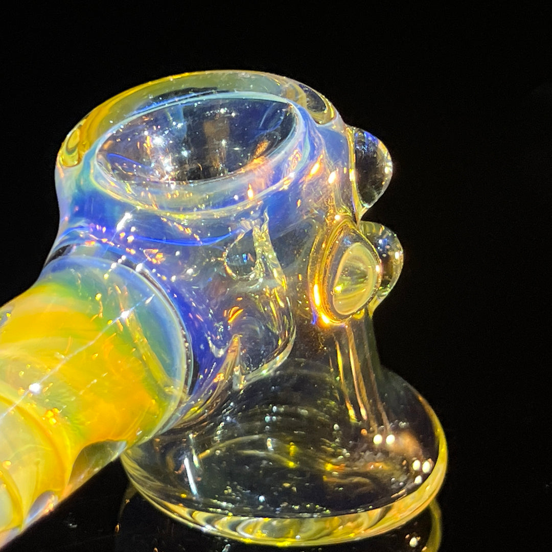 Silver Fumed Hash Hammer Glass Pipe Crondo Glassics   