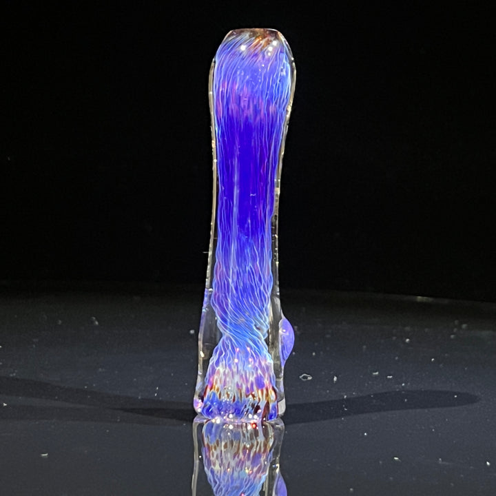 Thick Purple Chillum Glass Pipe Chuck Glass