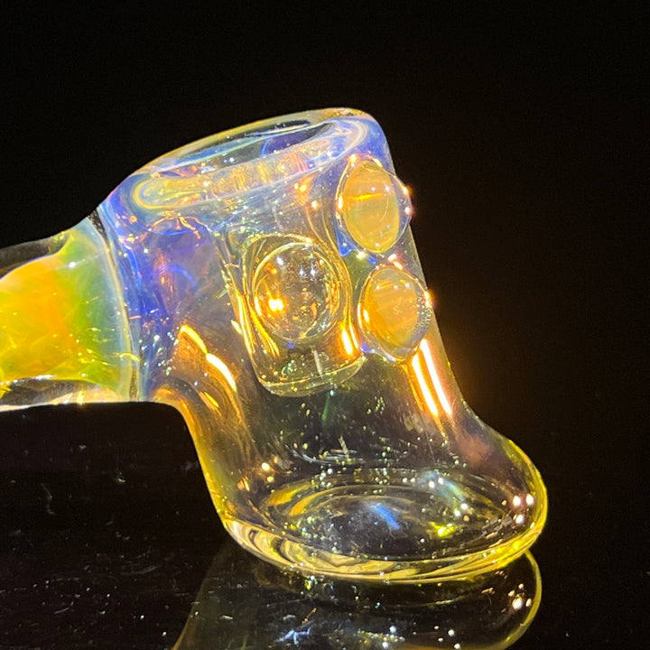 Silver Fumed Hash Hammer Glass Pipe Crondo Glassics   